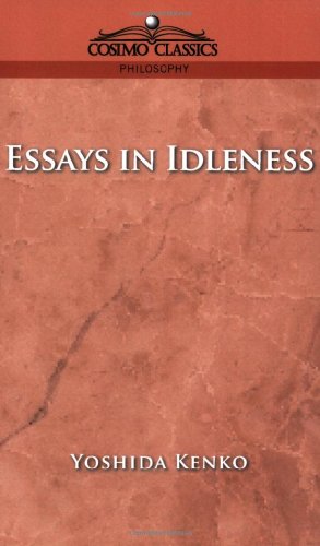 Bild des Verkufers fr Essays in Idleness by Yoshida Kenko [Paperback ] zum Verkauf von booksXpress