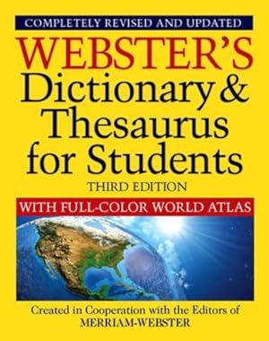 Seller image for Webster's Dictionary & Thesaurus with Full Color World Atlas, Third Edition, 2020 Copyright, NEW EDITION by Editors of Merriam-Webster [Paperback ] for sale by booksXpress