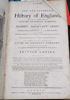 A New and Authentic History of England