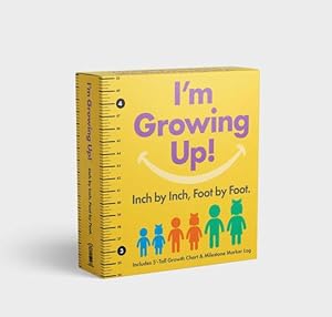 Seller image for I'm Growing Up: Foot by Foot, Inch by Inch: A Wall-Hanging Guided Journal to Chart and Record Your Kids' Growth! by Cider Mill Press [Product Bundle ] for sale by booksXpress
