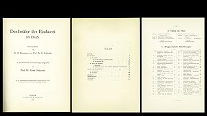Denkmäler der Baukunst im Elsaß (nur Textband Originalausgabe 1906 )