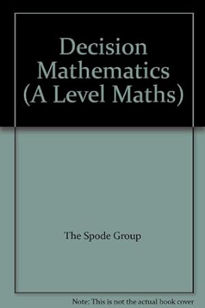 Seller image for Decision Mathematics (A Level Maths) for sale by WeBuyBooks