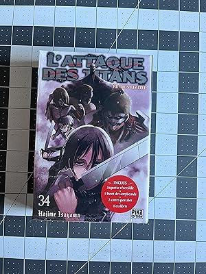 Seller image for L'attaque des titans - Tome 34 - Edition limite for sale by JoffShop