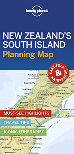 Seller image for Lonely Planet New Zealand's South Island Planning Map by Lonely Planet [Map ] for sale by booksXpress