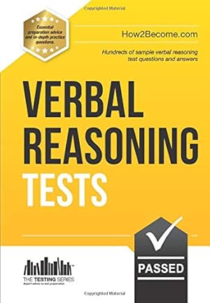 Image du vendeur pour Verbal Reasoning Tests by How2Become [Paperback ] mis en vente par booksXpress