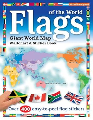 Imagen del vendedor de Flags of the World: World Map Wallchart Poster and Sticker Book [Broché ] a la venta por booksXpress
