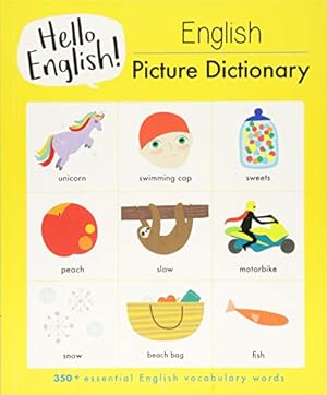 Seller image for English Picture Dictionary (Hello English) by Sam Hutchinson, Kim Hankinson (illustrator) [Paperback ] for sale by booksXpress