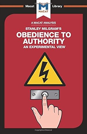 Seller image for Obedience to Authority (The Macat Library) by Gridley, Mark, Jenkins, William J. [Paperback ] for sale by booksXpress