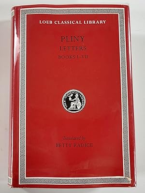 Imagen del vendedor de Pliny: Letters, Books I-VII. Loeb Classical Library No. 55 a la venta por Resource Books, LLC
