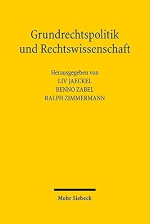 Immagine del venditore per Grundrechtspolitik Und Rechtswissenschaft: Beitrage Aus Anlass Des 70. Geburtstags Von Helmut Goerlich (German Edition) [Hardcover ] venduto da booksXpress