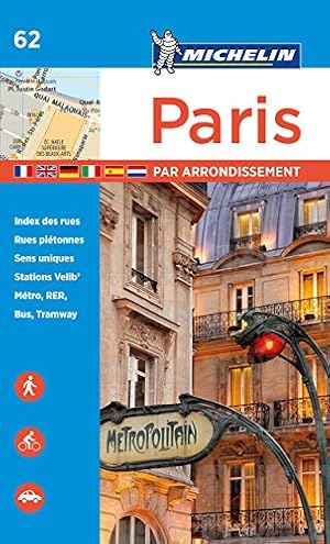 Seller image for Michelin Paris by Arrondissements Pocket Atlas #62 (Michelin Map & Guide Series) by Michelin [FRENCH LANGUAGE - Paperback ] for sale by booksXpress