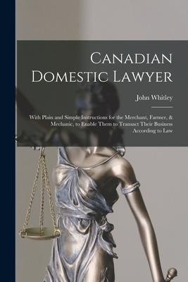 Bild des Verkufers fr Canadian Domestic Lawyer [microform] zum Verkauf von moluna