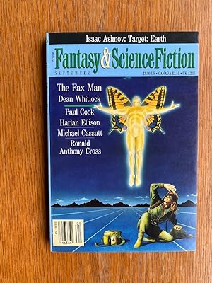 Bild des Verkufers fr Fantasy and Science Fiction September 1990 zum Verkauf von Scene of the Crime, ABAC, IOBA