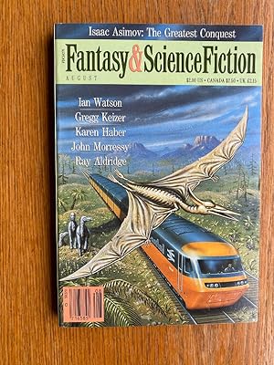 Seller image for Fantasy and Science Fiction August 1990 for sale by Scene of the Crime, ABAC, IOBA