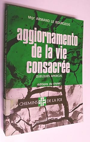 Seller image for AGGIORNAMENTO DE LA VIE CONSACREE - QUELQUES APERCUS for sale by Livresse