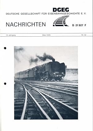 Imagen del vendedor de DGEG-Nachrichten Heft Nr. 32/1975 (Mrz 1978). a la venta por Versandantiquariat  Rainer Wlfel