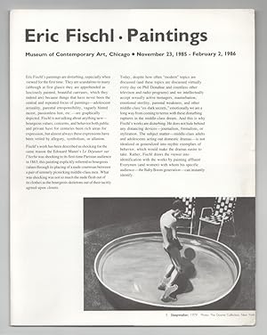 Seller image for Eric Fischl: Paintings for sale by Jeff Hirsch Books, ABAA