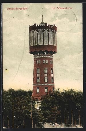 Ansichtskarte Hamburg-Bergedorf, Ansicht vom Wasserturm