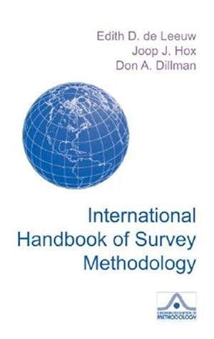 Imagen del vendedor de International Handbook of Survey Methodology a la venta por GreatBookPricesUK