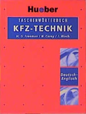 Seller image for Taschenwrterbuch KFZ-Technik, Deutsch-Englisch for sale by Studibuch