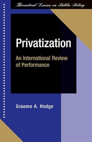 Bild des Verkufers fr Privatization : 0N International Review of Performance zum Verkauf von GreatBookPricesUK
