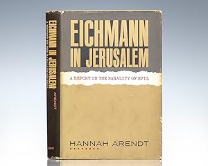 Bild des Verkufers fr Eichmann in Jerusalem: A Report on the Banality of Evil. zum Verkauf von Raptis Rare Books