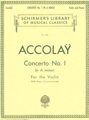 Bild des Verkufers fr Concerto No. 1 in a Minor: Schirmer Library of Classics Volume 905 Violin with Piano Accompaniment (Sheet Music) zum Verkauf von BargainBookStores