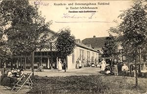 Ansichtskarte / Postkarte Berlin Pankow Niederschönhausen, Nordend, Kranken- und Genesungshaus