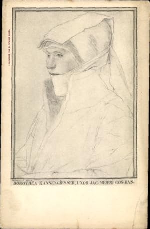 Künstler Litho Holbein, H., der Jüngere, Dorothea Kannengiesser, Porträt