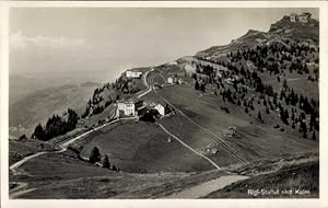 Ansichtskarte / Postkarte Rigi Kulm Kanton Schwyz, Blick zu den Hotels