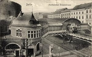 Ansichtskarte / Postkarte Berlin Kreuzberg, Hochbahnhof Prinzenstraße
