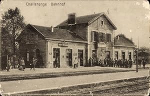 Ansichtskarte / Postkarte Challerange Ardennes, Bahnhof