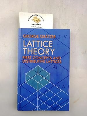 Seller image for Lattice Theory. . ISBN 10: 048647173XISBN 13: 9780486471730 for sale by Chiemgauer Internet Antiquariat GbR