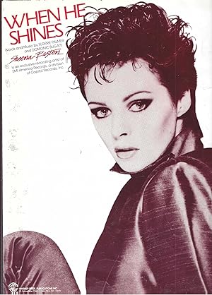 Seller image for When He Shines (Sheena Easton) - Piano/Vocal/Guitar Sheet Music - W/Full Page Photo Cover for sale by Vada's Book Store