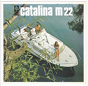 Prospekt für catalina m22, Marieholms Bruk, Hillerstorp, Schweden (Boot boat cardinal). Zeittypis...