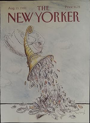 The New Yorker August 13, 1990 Ronald Searle FRONT COVER ONLY