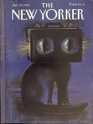 The New Yorker January 29, 1990 Andre Francois FRONT COVER ONLY