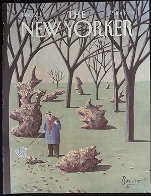 The New Yorker November 5, 1990 Benoit van Innis FRONT COVER ONLY