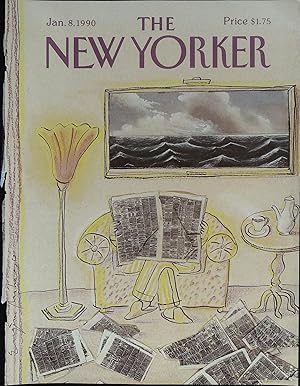 The New Yorker January 8, 1990 Eugene Mihaesco FRONT COVER ONLY