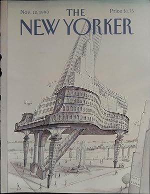 The New Yorker November 12, 1990 Paul Degen FRONT COVER ONLY