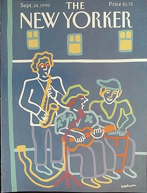 The New Yorker September 24, 1990 Barbara Westman FRONT COVER ONLY