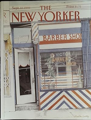 The New Yorker September 10, 1990 Anne McCarthy FRONT COVER ONLY