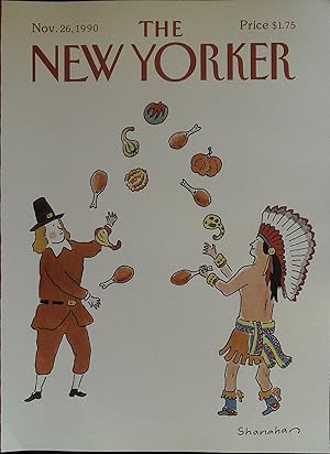 The New Yorker November 26, 1990 Danny Shanahan FRONT COVER ONLY