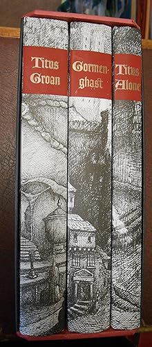 Seller image for The Gormenghast Trilogy: Titus Groan, Gormenghast and Titus Alone (3 Volumes in Slipcase) for sale by Chapter House Books (Member of the PBFA)