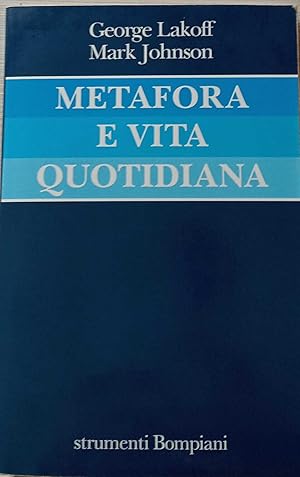 Seller image for Metafora e vita quotidiana. for sale by librisaggi