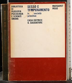 Seller image for Sesso e temperamento for sale by Cartarum