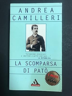 Camilleri Andrea. La scomparsa di Patò. Mondadori. 2001
