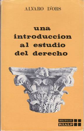 Immagine del venditore per Una introduccin al estudio del derecho. venduto da Librera y Editorial Renacimiento, S.A.