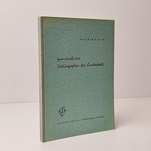 Seller image for Ganzheitlicher Bildungsplan der Landschule for sale by BcherBirne