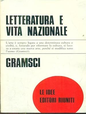 Image du vendeur pour Letteratura e vita nazionale mis en vente par unlibro